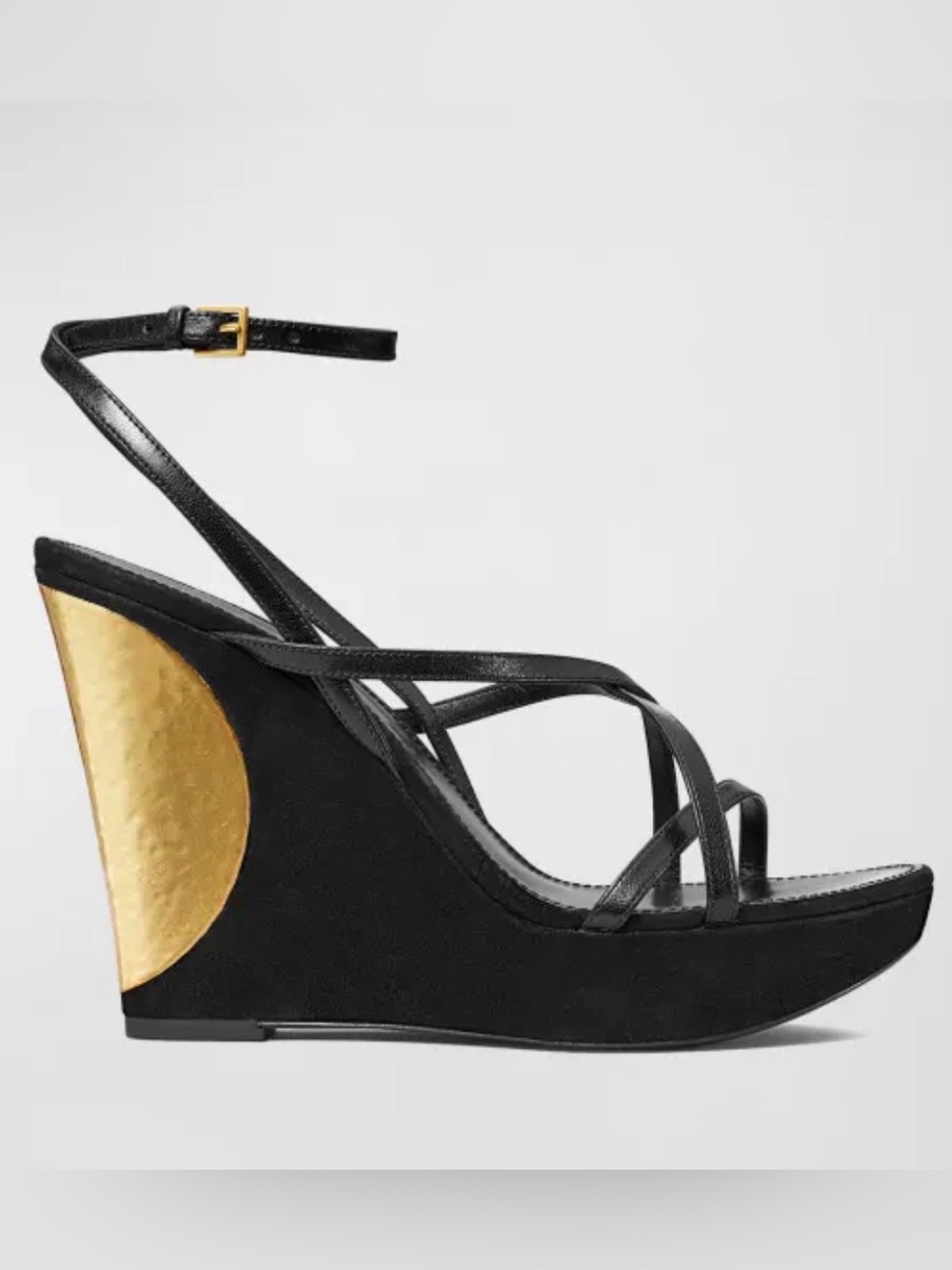 Tory Burch Patos Wedge Sandals in Black, sz. 7.5, BRAND NEW!
